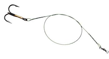 Przypon stalowy z kotwicą Mistrall Barrel VMC Treble