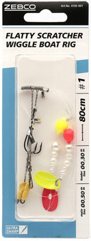 Zestaw morski Zebco Flatty Scratcher Wiggle Boat Rig