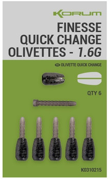 Ciężarek Korum Finesse Quick-Change Olivettes