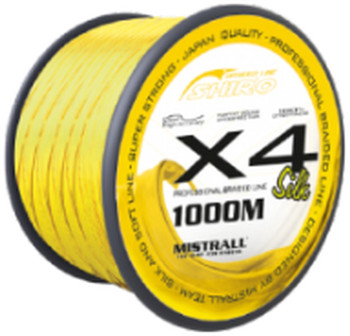 Plecionka Mistrall Shiro Silk X4 Fluo
