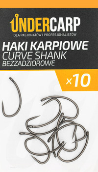 Teflonowe haki karpiowe Undercarp Curve Shank