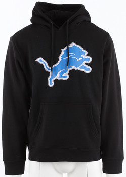 Bluza z kapturem NFL Detroit Lions czarna - L
