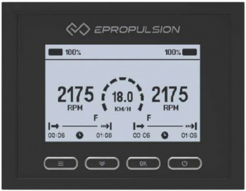 Zewnętrzny panel wyświetlacza baterii ePropulsion E Battery