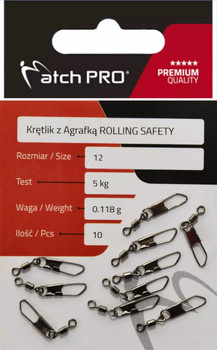 Agrafka z krętlikiem Mpro Rolling Safety