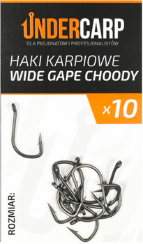 Teflonowe haki karpiowe Undercarp Wide Gape Choddy