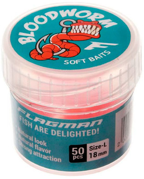 Sztuczne robaki Flagman Blood Worm Red