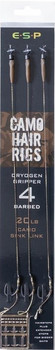 Przypon karpiowy ESP Camo Hair Rig Gripper