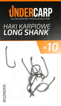 Teflonowe haki karpiowe Undercarp Long Shank
