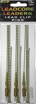Zestaw końcowy ESP Leaders Lead Clip Rig