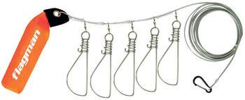 Agrafki morskie Flagman Fish Stringer Set 5