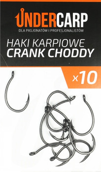 Teflonowe haki karpiowe Undercarp Crank Choddy