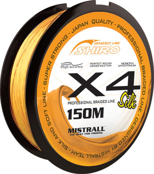 Plecionka Mistrall Shiro Silk 4X Orange