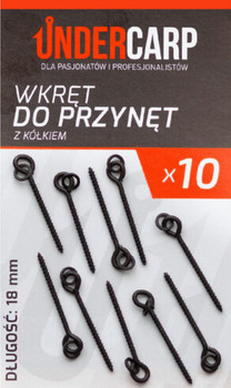 Wkręt do przynęt z kółkiem Undercarp