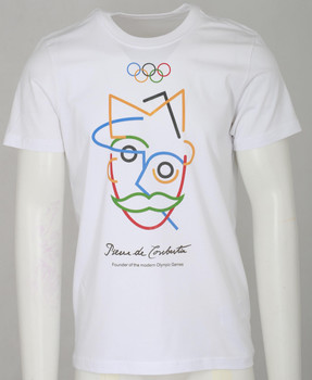 Koszulka OLIMPIJSKA Pierre de Coubertin Rozmiar L