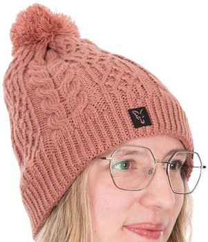 Czapka zimowa damska z pomponem Fox Ladies Knitted Bobble