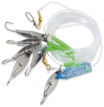 Przypon na karmazyny z świetlikiem Aquantic Rotbarsch Rig Flashlight