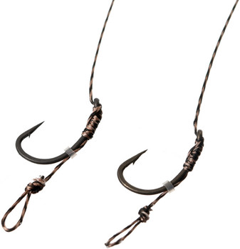 Przypon karpiowy Flagman Curved Shank Ready Rig 10 15cm 25kg Brown