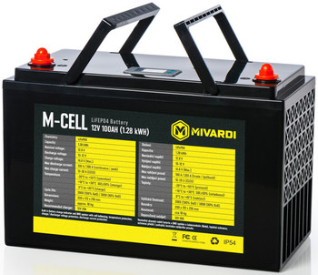 Bateria z wyświetlaczem Mivardi M-CELL
