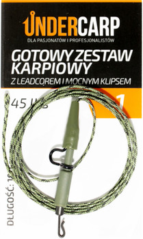 Leadcore z mocnym klipsem Undercarp