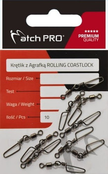 Agrafka z krętlikiem Mpro Rolling Coastlock
