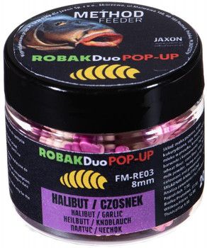 Dwukolorowe przynęty Jaxon Robak Duo Pop UP