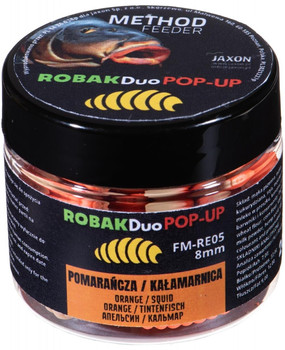 Dwukolorowe przynęty Jaxon Robak Duo Pop UP