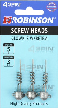 Główka jigowa z wkrętem Robinson 84-GW