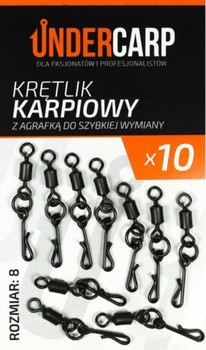 Krętlik karpiowy z agrafką do szybkiej wymiany Undercarp