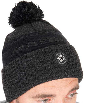 Czapka zimowa z pomponem Matrix Grey Sherpa Bobble Hat