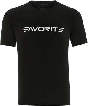 T-shirt Favorite White Logo