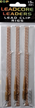 Zestaw końcowy ESP Leaders Lead Clip Rig