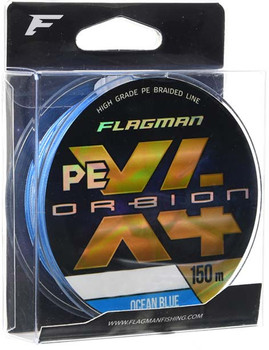 Plecionka Flagman Braid Orbion Pe X-4 0.16mm 20kg 150m Ocean Blue