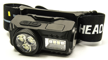 Latarka czołowa Mistrall LED sensor USB XPE+32COB