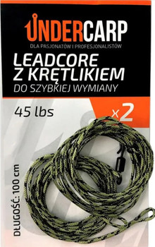 Leadcore z krętlikiem do szybkiej wymiany Undercarp