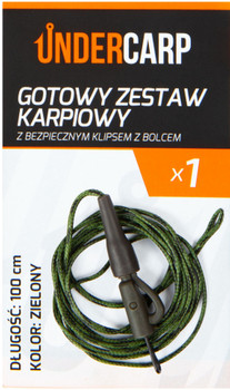 Zestaw końcowy Undercarp Bezpieczny Klips z bolcem