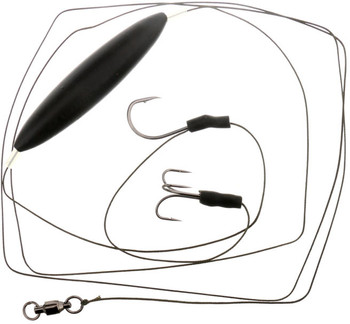 Przypon sumowy Flagman Catfish Rig Single Trible Hooks Float