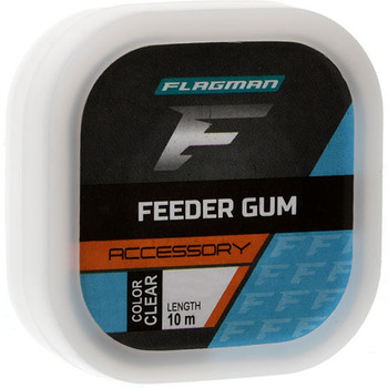 Amortyzator Flagman Feeder Gum 0.80mm 10m Clear