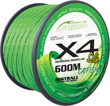 Plecionka Mistrall Shiro 4X Green Catfish
