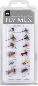 Zestaw sztucznych much Mikado Classic Dry Flies zadziorowe