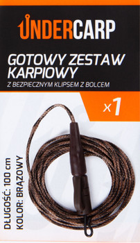 Zestaw końcowy Undercarp Bezpieczny Klips z bolcem
