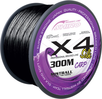 Plecionka Mistrall Shiro X4 Black Carp