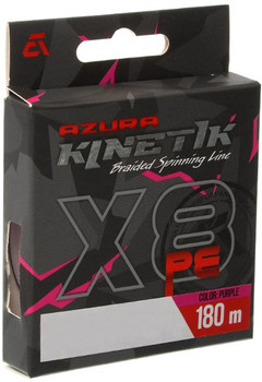 Plecionka Azura Kinetik X8 0.104mm 10kg 180m Purple